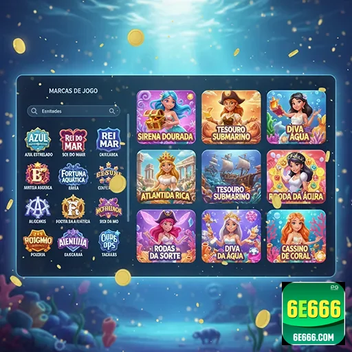 Tela de jogos VIP personalizados em 6e666 com opções variadas.