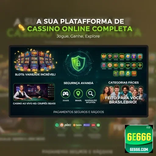 Interface do 6e666 com informações sobre slots e segurança.