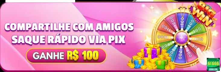 Roda da sorte e prêmios disponíveis na 6e666.