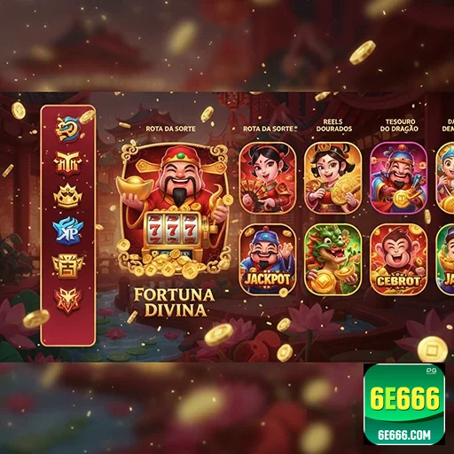 Imagem da slot Fortuna Divina no app 6e666.