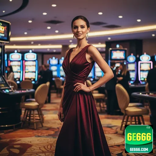 Promoções de jogos de slots no site 6e666 com cassino ao fundo.