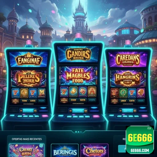 Máquinas de jogos VIP na plataforma 6e666 com promoções.